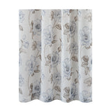 Habitat 100% PolyesterCamila Light Filtering Floral Faux Linen Grommet Curtain Panel 52" x 84" Blue