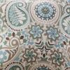 Ellis Curtain Paisley Prism Decorative Soft & Comfortable Toss Pillow 18" x 18" Latte