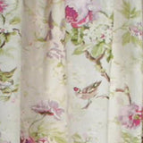 Balmoral Floral Print Tailored Panel Curtain 48-Inch-by-63-Inch - Lilac / Green