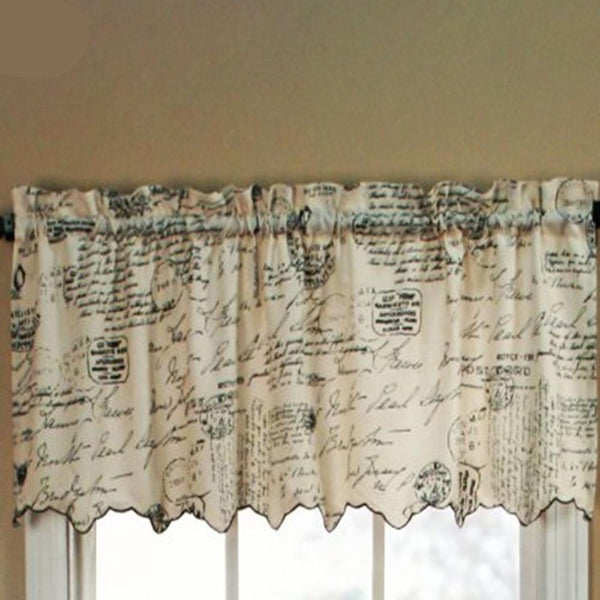 Ellis Curtain Script High Quality Room Darkening Solid Natural Classic Print Win