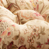 Ellis Curtain Regency Jacobean Floral Soft Reversible Chair Polyester Fill Cushions Pad 15"x14"