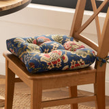 Ellis Curtain Regency Jacobean Floral Soft Reversible Chair Polyester Fill Cushions Pad 15"x14"
