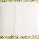 Ellis Curtain Clarice High Quality 2-Piece Leafy Branch Patterned Ruffled Tier Pair Window Curtains - 58 x36" Violet