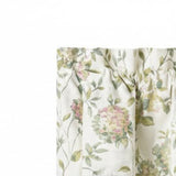 Ellis Curtain 48% Cotton 52% Polyester Abigail Traditional Hydrangea Pattern Scallop Window Valance 70" x 17" Multi