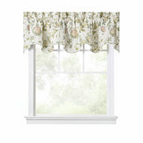 Ellis Curtain 48% Cotton 52% Polyester Abigail Traditional Hydrangea Pattern Scallop Window Valance 70" x 17" Multi