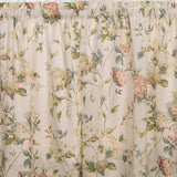 Ellis Curtain Abigail Design Printed Room Darkening Window Rod Pocket Pair Set With 2 Tiers - 2-Piece - Multi