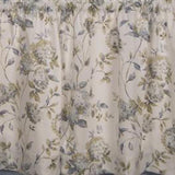 Ellis Curtain Abigail Design Printed Room Darkening 2-Piece Window Rod Pocket Pair Set With 2 Tiers - 56x36", Porcelain