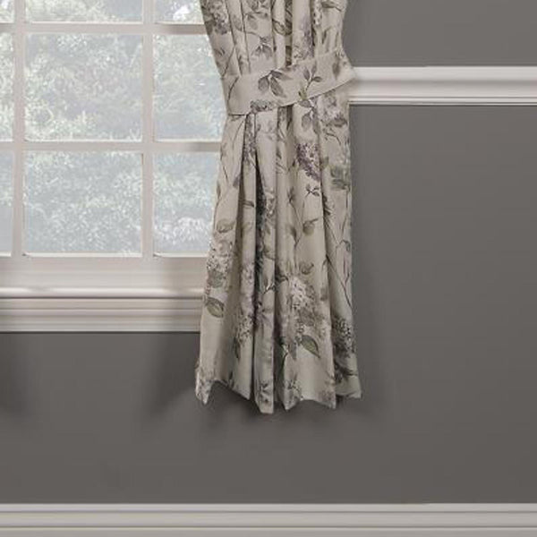 Ellis Curtain Abigail High Quality Window Rod Pocket Panel Pairs With 2 Tie Back