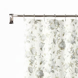 Ellis Curtain 48% Cotton 52% Polyester Traditional Hydrangea Pattern Abigail Shower Curtain 72" x 72" Porcelain