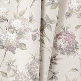 Ellis Curtain 48% Cotton 52% Polyester Abigail Traditional Hydrangea Pattern Tie Up Window Valance 60" x 22" Lilac