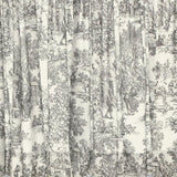 Ellis Curtain Victoria Park Toile Room Darkening Window Rod Pocket Pair Set With 2 Tiers - 2-Piece - 68x24"