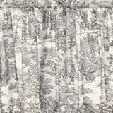 Ellis Curtain Victoria Park Toile Design Printed Room Darkening 2-Piece Window Rod Pocket Pair