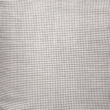 Ellis Curtain Logan Check High Quality Fabric Perfect Decorative Reversable Toile Print Toss Pillow - 17x17", Gray