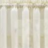 Ellis Curtain Shadow Stripe 1.5" Rod Pocket Tailored Valance for Windows 82" x 12" Natural