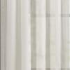 Ellis Curtain Cotton Voile 1.5" Rod Pocket Tailored Tier Pair for Windows Natural