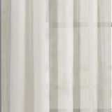 Ellis Curtain Cotton Voile 1.5" Rod Packet Tailored Curtain Panel Pair for Windows Natural
