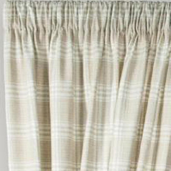 Ellis Curtain Bartlett Unlined 2-Piece Window Curtain Tailored Panels Pair With