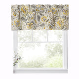 Ellis Curtain Regency Straight 3" Rod Pocket Valances for Windows 50" x 15" Grey