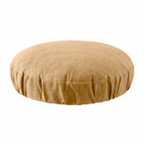 Ellis Curtain 50% Cotton 50% Polyester Lisa Solid Elastic For Barstool Cover 13" x 13" Butter