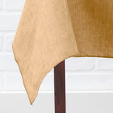 Ellis Curtain 50% Cotton 50% Polyester Lisa Solid Rectangle Tablecloth 60" x 84" Butter