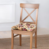 Ellis Bella Rose Excusive Medium Scale Printed Floral Pattern Non-Skid Chair Pad