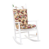 Ellis Curtain 50% Cotton 50% Polyester Bella Rose 2 Piece Rocker Set with Ties 18" x 24" Butter