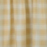 Ellis Curtain 50% Polyester 50% Cotton Country Check Tailored With 1.5" Rod Pocket Window Valance 58" x 15" Butter