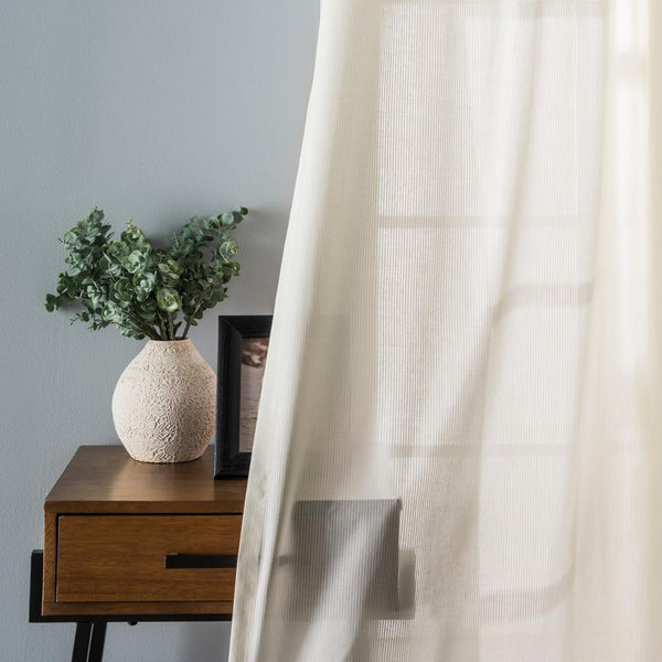 Ellis Curtain Serenity Grommet Top Grommet Top Pairs - 80x84, Natural