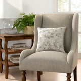 Ellis Curtain 48% Cotton 52% Polyester Abigail Poly Filled Toss Pillow 17" x 17" Lilac