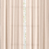 Ellis Curtain Portland Crushed Taffeta Rod Pocket Tailored Panel - Natural