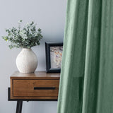 Ellis Curtain Portland Crushed Taffeta Rod Pocket Tailored Panel - Spa