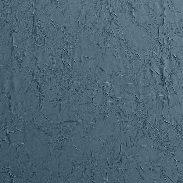 Ellis Curtain Portland Crushed Taffeta Rod Pocket Tailored Panel - Blue