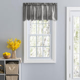 Ellis Curtain Portland Crushed Taffeta Rod Pocket Valance - 48x15