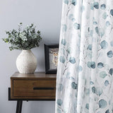 Ellis Curtain Eucalyptus Crushed Taffeta Rod Pocket Tailored Panel - Spa