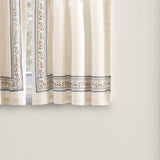 Ellis Curtain Richmark 1.5" Rod Pocket Tailored Tier for Windows Natural
