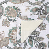 Ellis Curtain Wynette Lined 3" Rod Pocket Curtain Panel Pair with Tiebacks Grey