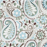 ELLIS 100% Cotton Paisley Prism Poly Filled Comforter Set With 2 Shams Queen 92" x 96" Latte