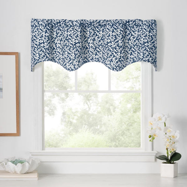 Ellis Curtain Sea Tumble 3" Rod Pocket 100% Cotton Machine Wash and Dry Scallop