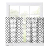Ellis Curtain Manchester Window Treatment 1.5" Rod Pocket 100% Cotton Curtain Tiers Black