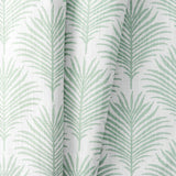 Ellis Curtain Palmetto 100% Cotton Scallop Poly-Cotton Lined Rod Pocket Valance 50" x 16" Green