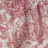 Ellis Curtain Victoria Park Toile High Quality Classic Print Swag Lined Empress Window Valance - 2-Piece - 70 x28