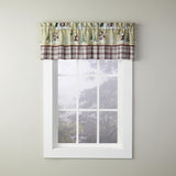 Ellis Curtain Victoria Park Toile Room Darkening Window Rod Pocket Pair Set With 2 Tiers - 2-Piece - 68x24"