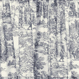 Ellis Curtain Victoria Park Toile Room Darkening Window Rod Pocket Pair Set With 2 Tiers - 2-Piece - 68x24"