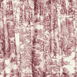 Ellis Curtain Victoria Park Toile Room Darkening Window Rod Pocket Pair Set With 2 Tiers - 2-Piece - 68x24"
