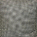Ellis Curtain Logan Check High Quality Fabric Perfect Decorative Reversable Toile Print Toss Pillow - 17x17", Black