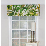 RLF Home Autumn Tailored 100% Cotton with Fully Lined 3" Rod Pocket Valnance for Windows 50" x 14" Beige