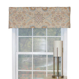 RLF Home Chavin Tailored Window Treatment Valance 3" Rod Pocket 50" x 14" Multi Powder