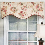 Palisade Cornice Style 3" Rod Pocket Valance 50" x 17" Tea Stain by RLF Home