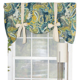 RLF Home Eccentric Tailored 100% Cotton with Fully Lined 3" Rod Pocket Valnance for Windows 50" x 20"