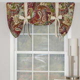 RLF Home Eccentric Tailored 100% Cotton with Fully Lined 3" Rod Pocket Valnance for Windows 50" x 20"